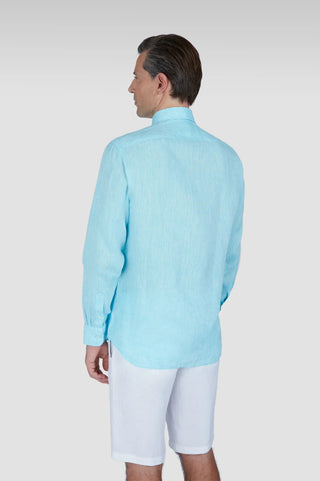 Paul & Shark - Solid long sleeve linen shirt