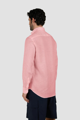 Paul & Shark - Solid long sleeve linen shirt
