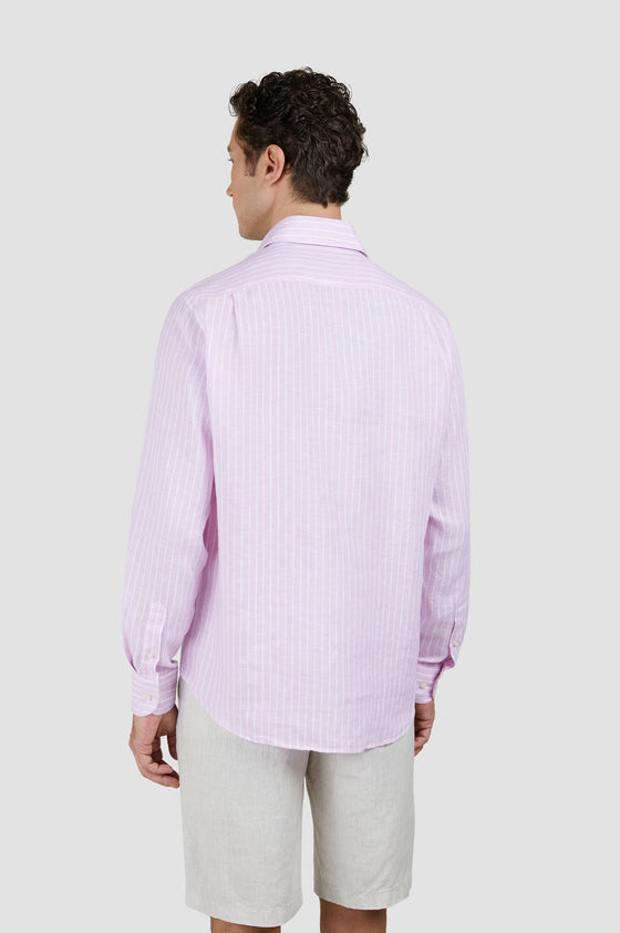 Paul & Shark - Striped long-sleeve linen shirt