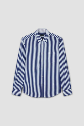Paul & Shark - Soft Touch Striped Cotton Poplin Shirt