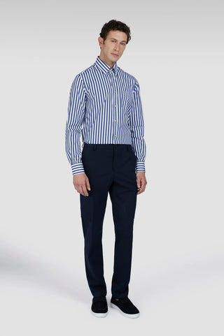 Paul & Shark - Soft Touch Striped Cotton Poplin Shirt