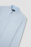 Paul & Shark - Chemise manches longues à rayures de coton Oxford