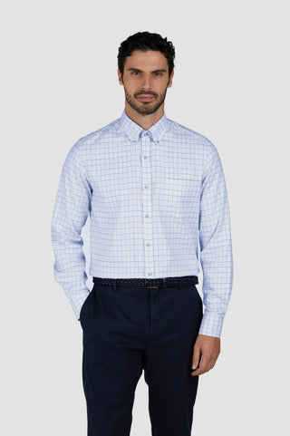 Paul & Shark - Long-sleeved cotton shirt Silver Collection