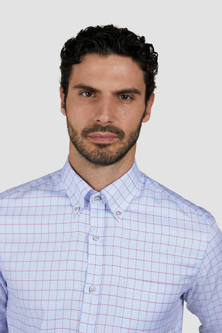 Paul & Shark - Long-sleeved cotton shirt Silver Collection