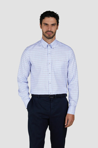 Paul & Shark - Long-sleeved cotton shirt Silver Collection