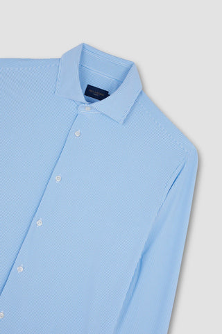 Paul & Shark - Long Sleeve Striped Travel Shirt