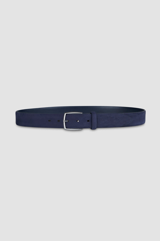 Paul & Shark - Ceinture unie de cuir avec requins