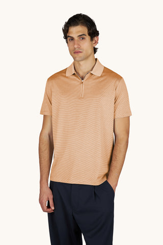 Paul & Shark - Polo Zippé de Soie et Coton