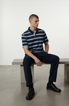 Paul & Shark - Polo rayé manches courtes coton double mercerisé
