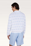 Paul & Shark - Striped round neck sweater made of linen and cotton