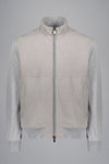 Paul & Shark - Cotton and silk cardigan with Aqualeather® front