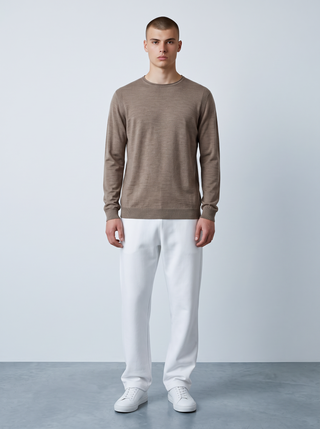 John Varvatos - Lex - Viscose and Linen Crew Neck Sweater