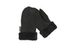 Crown Cap - Mitaines de fourrure double face pour femme
