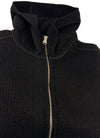 Colmar - Women's curly wool hooded zip cardigan