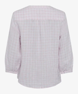 BRAX - Velia - Checked linen blouse