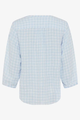 BRAX - Velia - Checked linen blouse