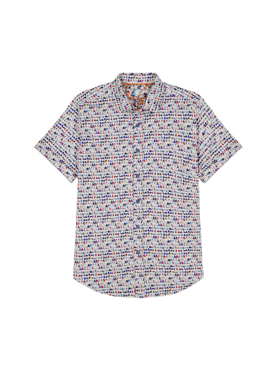 Robert Graham - Short Sleeve Shirt BOARD BASH