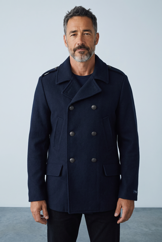Dalmard Marine - Bilbao - Men's Wool Pea Coat