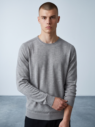 John Varvatos - Lex - Viscose and Linen Crew Neck Sweater