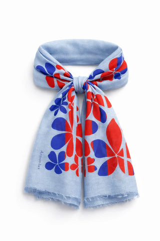 Armor-Lux - Cotton Flower Pattern Scarf