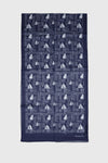 Armor-Lux - Cotton scarf with sailboat patterns