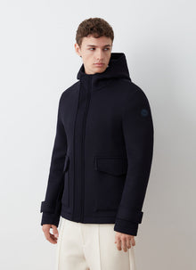  Colmar - Manteau à capuchon de laine bouillie pour homme