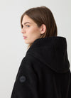 Colmar - Coat with hood in wool cloth for women