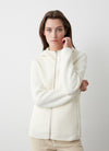 Colmar - Women's curly wool hooded zip cardigan