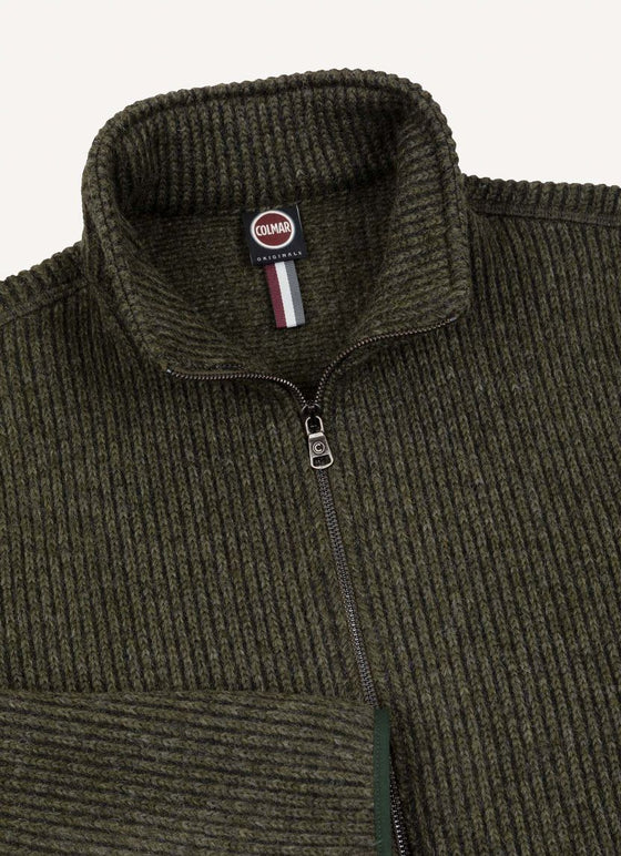 Colmar - Men's boucle wool zip cardigan