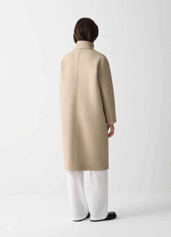 Colmar - Knit Tasteful - Long wool cloth coat for women