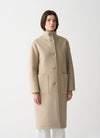 Colmar - Knit Tasteful - Long wool cloth coat for women