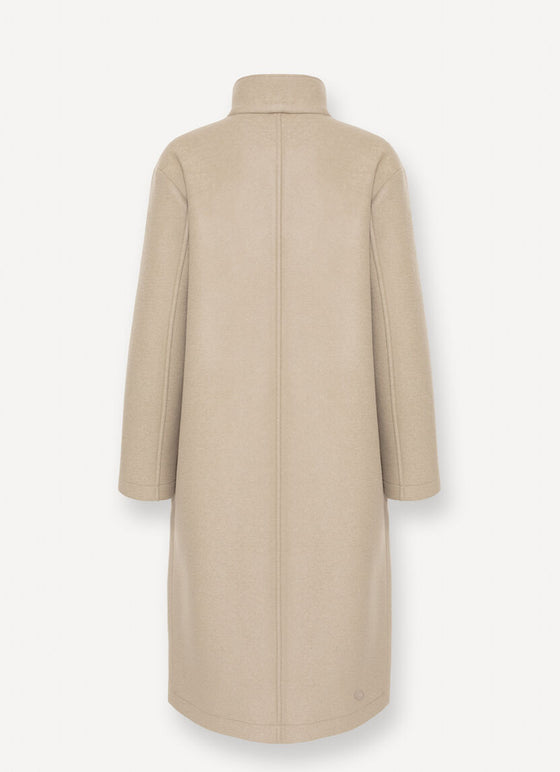 Colmar - Knit Tasteful - Long wool cloth coat for women