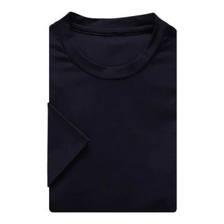 Emanuel Berg - T-Shirt manches courtes de coton 4Flex - Marine