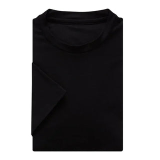 Emanuel Berg - Short Sleeve Cotton 4Flex T-Shirt - Black