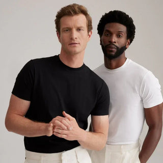 Emanuel Berg - Short Sleeve Cotton 4Flex T-Shirt - Black
