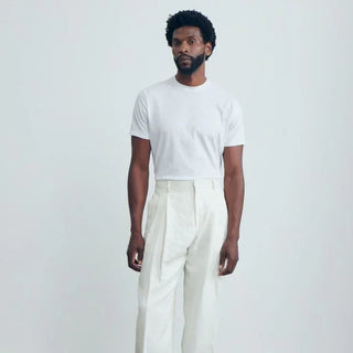 Emanuel Berg - Short Sleeve Cotton 4Flex T-Shirt - White