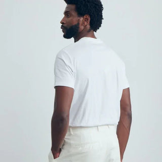 Emanuel Berg - Short Sleeve Cotton 4Flex T-Shirt - White