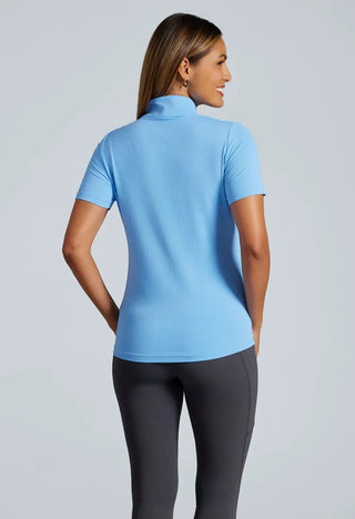 Ibkül - Short Sleeve Mock Neck - 87000