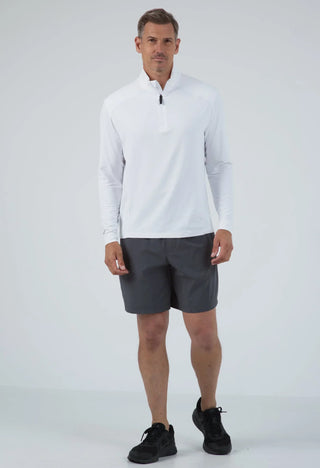 Ibkül - Men's Long Sleeve Mock Neck Pullover - 90199 (Modern Fit)