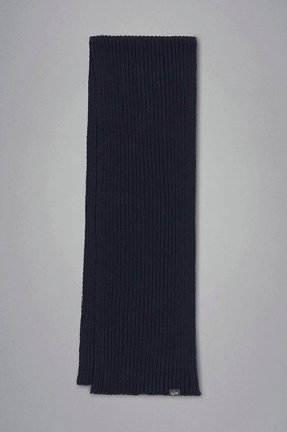 Paul & Shark - Foulard de tricot laine avec badge requin
