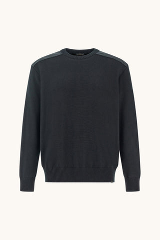 Paul & Shark - Soft Cool Touch Wool Crew Neck Sweater with Typhoon® Details