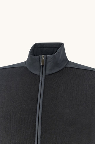 Paul & Shark - Soft Cool Touch Wool Cardigan with Typhoon® Re-4x4 Stretch Details