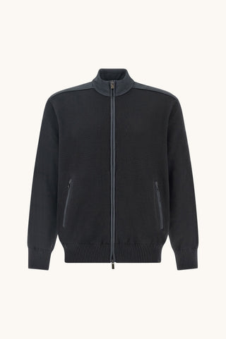 Paul & Shark - Soft Cool Touch Wool Cardigan with Typhoon® Re-4x4 Stretch Details