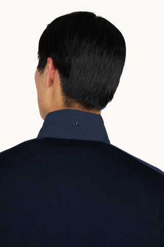 Paul & Shark - Cardigan de laine Soft Cool Touch avec détails en Typhoon® Re-4x4 Stretch