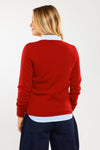 Armor-Lux - Briac - Breton plain wool sweater
