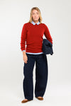 Armor-Lux - Briac - Breton plain wool sweater