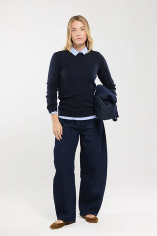 Armor-Lux - Briac - Pull breton de laine uni