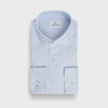Emanuel Berg - Byron - Albini 4Flex Long-Sleeve Checkered Shirt - Modern Fit - Blue