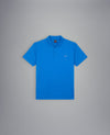 Paul & Shark - Plain short-sleeved cotton pique polo shirt