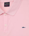 Paul & Shark - Plain short-sleeved cotton pique polo shirt